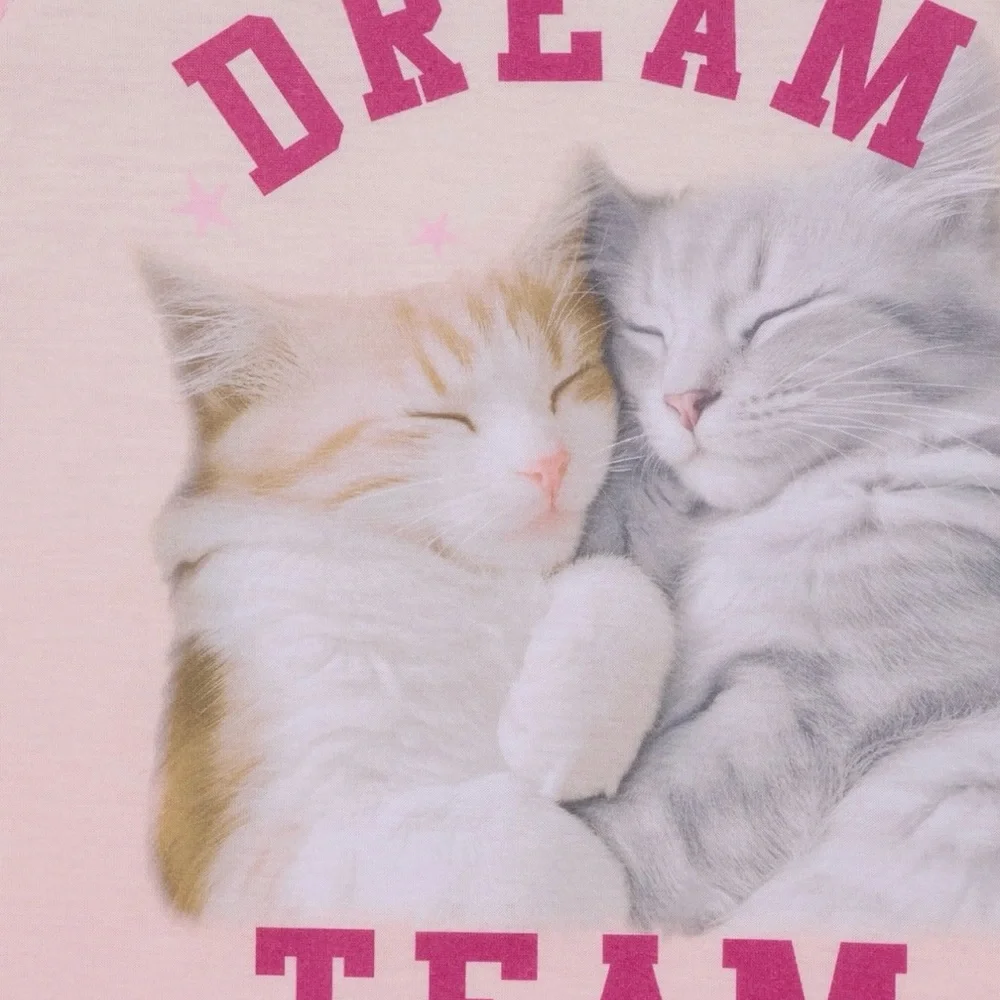 Gown girls Dream Team Cats size L 10-12 Wonder Nation polyester